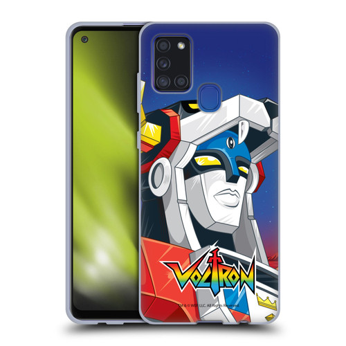 Voltron Graphics Head Soft Gel Case for Samsung Galaxy A21s (2020)