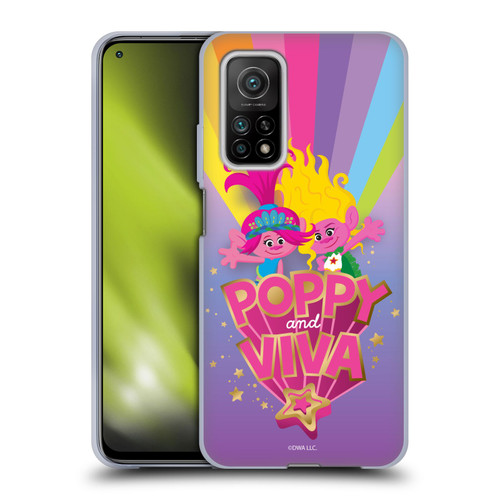 Trolls 3: Band Together Art Rainbow Soft Gel Case for Xiaomi Mi 10T 5G