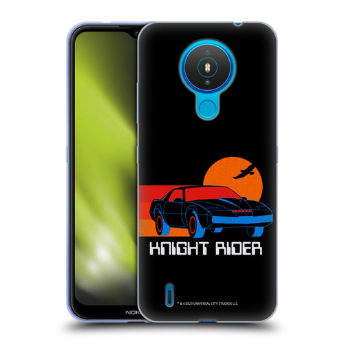Knight Rider Graphics Kitt Sunset Soft Gel Case for Nokia 1.4