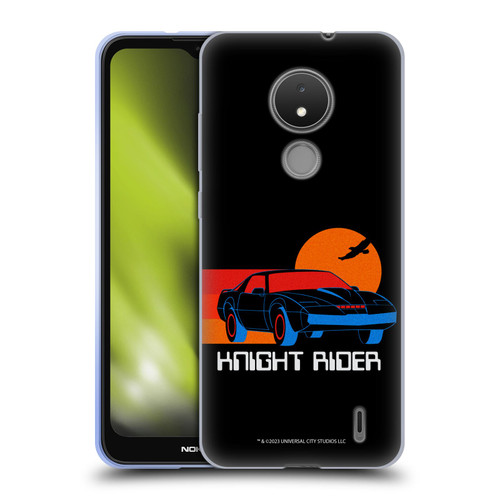 Knight Rider Graphics Kitt Sunset Soft Gel Case for Nokia C21