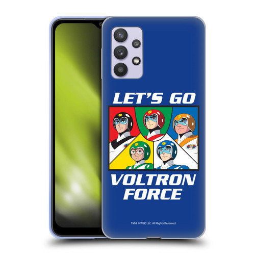 Voltron Graphics Go Voltron Force Soft Gel Case for Samsung Galaxy A32 5G / M32 5G (2021)