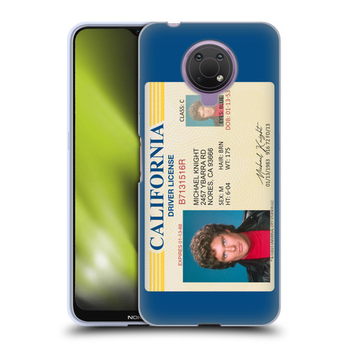 Knight Rider Graphics Driver's License Soft Gel Case for Nokia G10