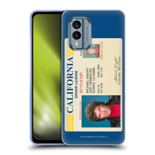 Knight Rider Graphics Driver's License Soft Gel Case for Nokia X30