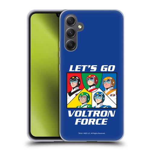 Voltron Graphics Go Voltron Force Soft Gel Case for Samsung Galaxy A34 5G