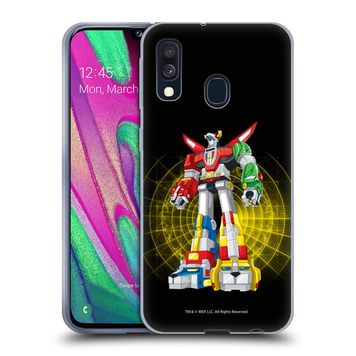 Voltron Graphics Robot Sphere Soft Gel Case for Samsung Galaxy A40 (2019)
