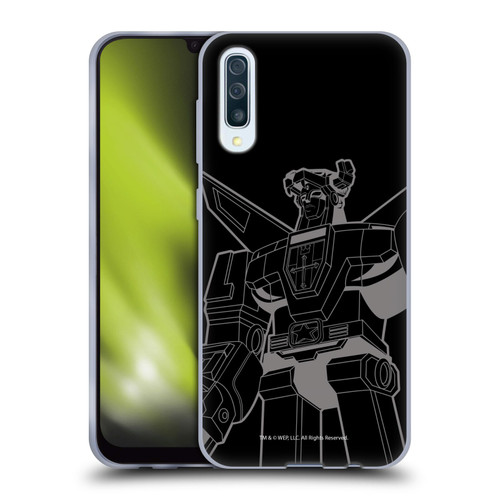 Voltron Graphics Oversized Black Robot Soft Gel Case for Samsung Galaxy A50/A30s (2019)