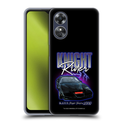 Knight Rider Graphics Kitt 2000 Soft Gel Case for OPPO A17