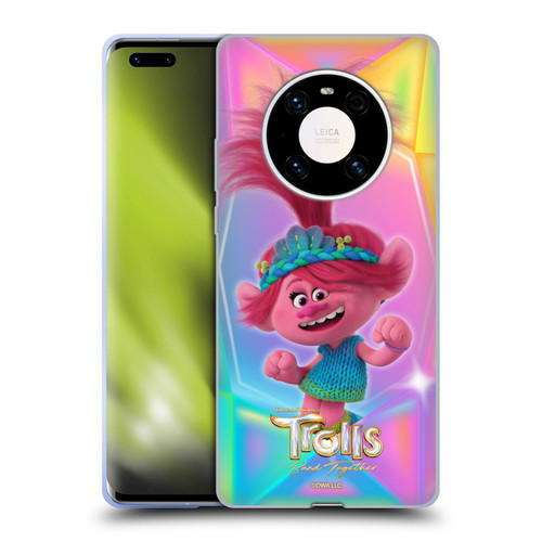 Trolls 3: Band Together Graphics Poppy Soft Gel Case for Huawei Mate 40 Pro 5G