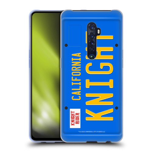 Knight Rider Graphics Plate Number Soft Gel Case for OPPO Reno 2