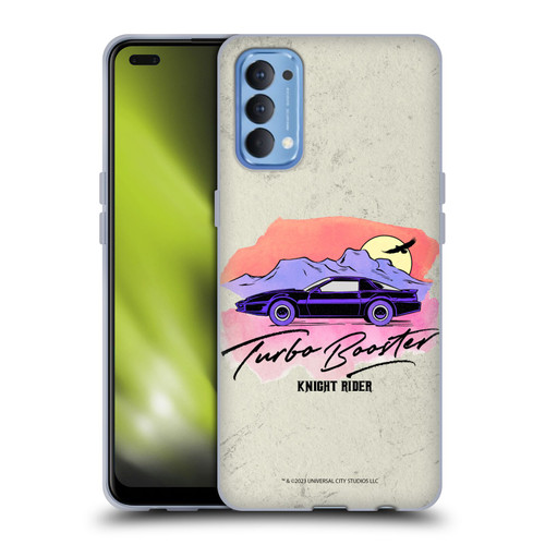 Knight Rider Graphics Turbo Booster Soft Gel Case for OPPO Reno 4 5G