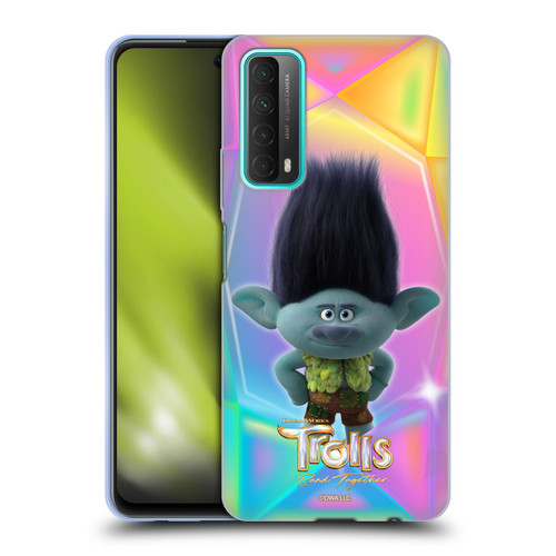 Trolls 3: Band Together Graphics Branch Soft Gel Case for Huawei P Smart (2021)