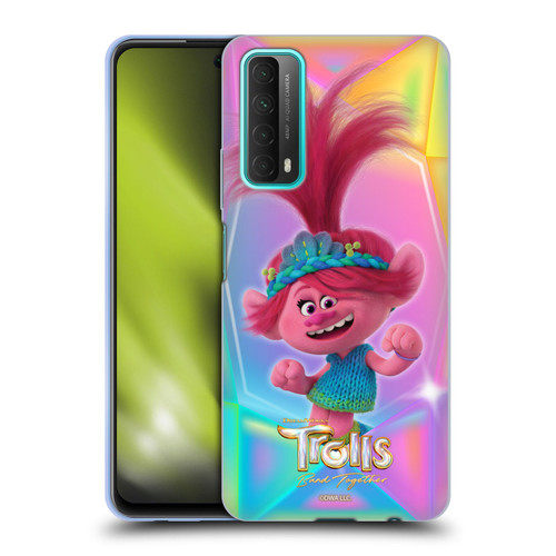 Trolls 3: Band Together Graphics Poppy Soft Gel Case for Huawei P Smart (2021)
