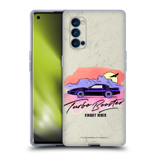 Knight Rider Graphics Turbo Booster Soft Gel Case for OPPO Reno 4 Pro 5G
