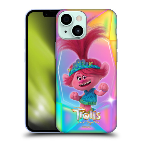 Trolls 3: Band Together Graphics Poppy Soft Gel Case for Apple iPhone 13 Mini