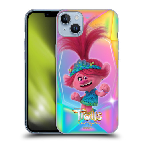 Trolls 3: Band Together Graphics Poppy Soft Gel Case for Apple iPhone 14 Plus