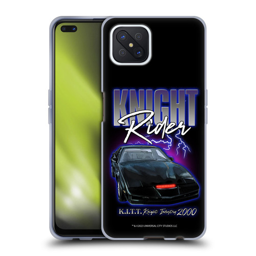 Knight Rider Graphics Kitt 2000 Soft Gel Case for OPPO Reno4 Z 5G