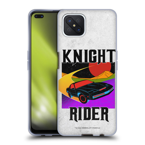 Knight Rider Graphics Kitt Speed Soft Gel Case for OPPO Reno4 Z 5G