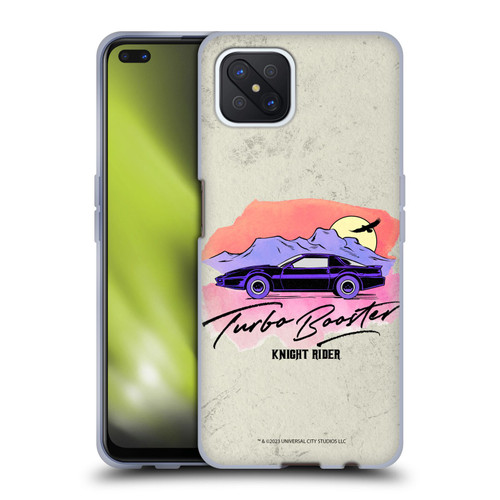 Knight Rider Graphics Turbo Booster Soft Gel Case for OPPO Reno4 Z 5G