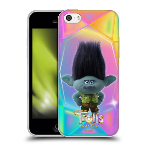 Trolls 3: Band Together Graphics Branch Soft Gel Case for Apple iPhone 5c