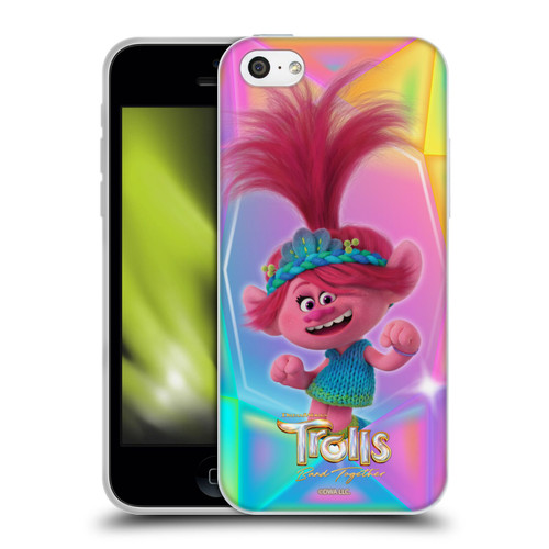 Trolls 3: Band Together Graphics Poppy Soft Gel Case for Apple iPhone 5c