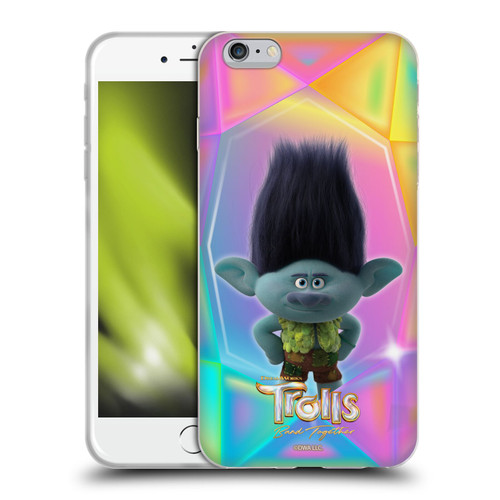 Trolls 3: Band Together Graphics Branch Soft Gel Case for Apple iPhone 6 Plus / iPhone 6s Plus