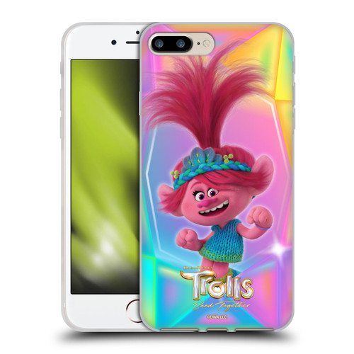 Trolls 3: Band Together Graphics Poppy Soft Gel Case for Apple iPhone 7 Plus / iPhone 8 Plus
