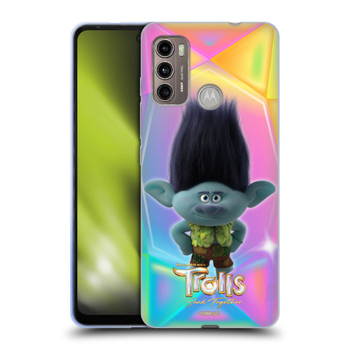 Trolls 3: Band Together Graphics Branch Soft Gel Case for Motorola Moto G60 / Moto G40 Fusion