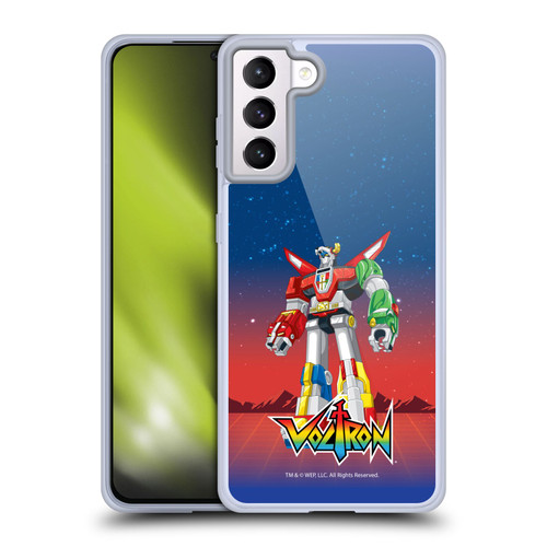 Voltron Graphics Robot Soft Gel Case for Samsung Galaxy S21+ 5G