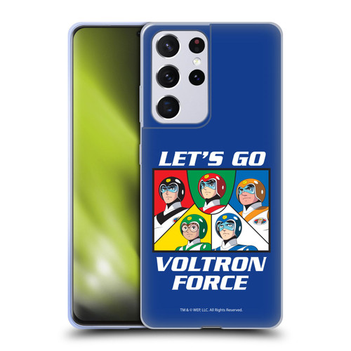 Voltron Graphics Go Voltron Force Soft Gel Case for Samsung Galaxy S21 Ultra 5G