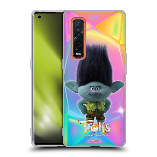 Trolls 3: Band Together Graphics Branch Soft Gel Case for OPPO Find X2 Pro 5G