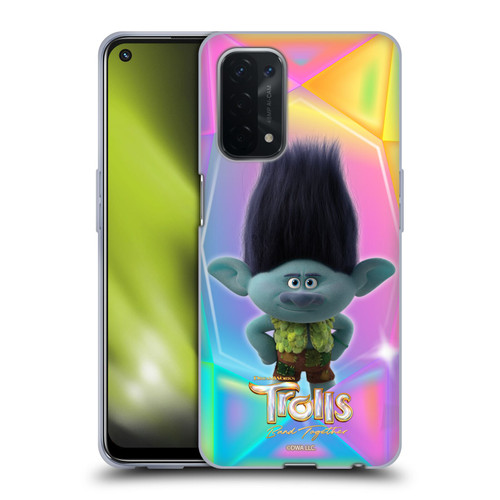 Trolls 3: Band Together Graphics Branch Soft Gel Case for OPPO A54 5G