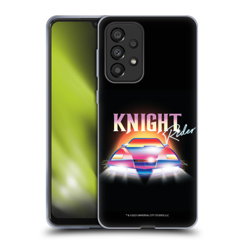 Knight Rider Graphics Kitt 80's Neon Soft Gel Case for Samsung Galaxy A33 5G (2022)