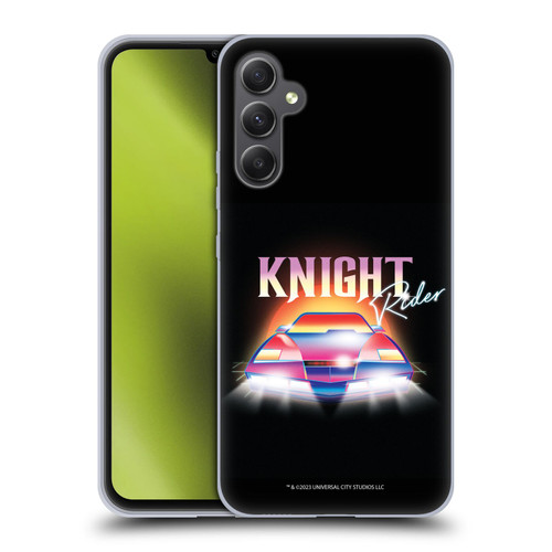 Knight Rider Graphics Kitt 80's Neon Soft Gel Case for Samsung Galaxy A34 5G
