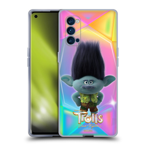 Trolls 3: Band Together Graphics Branch Soft Gel Case for OPPO Reno 4 Pro 5G