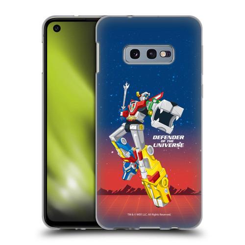 Voltron Graphics Defender Of Universe Gradient Soft Gel Case for Samsung Galaxy S10e