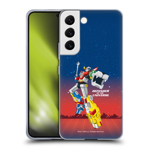 Voltron Graphics Defender Of Universe Gradient Soft Gel Case for Samsung Galaxy S22 5G