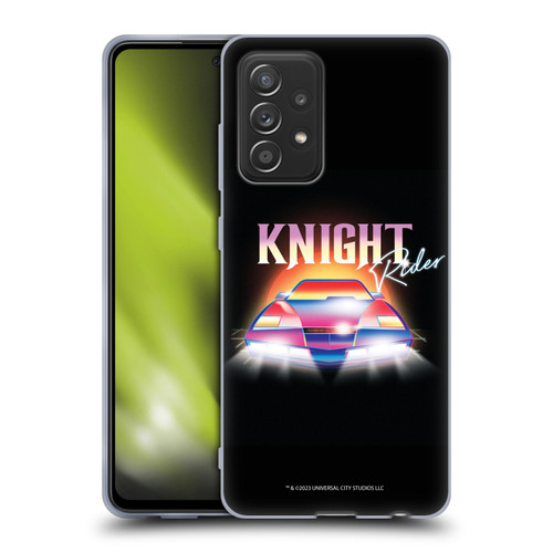 Knight Rider Graphics Kitt 80's Neon Soft Gel Case for Samsung Galaxy A52 / A52s / 5G (2021)