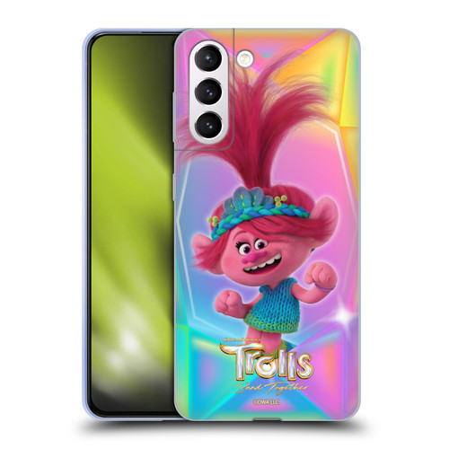 Trolls 3: Band Together Graphics Poppy Soft Gel Case for Samsung Galaxy S21+ 5G