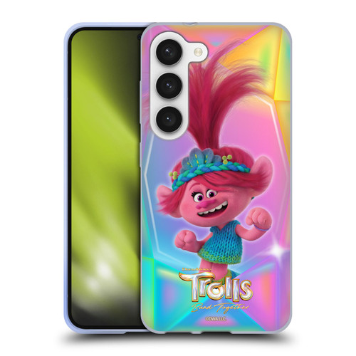 Trolls 3: Band Together Graphics Poppy Soft Gel Case for Samsung Galaxy S23 5G