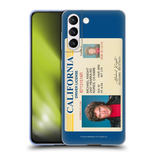 Knight Rider Graphics Driver's License Soft Gel Case for Samsung Galaxy S21 5G