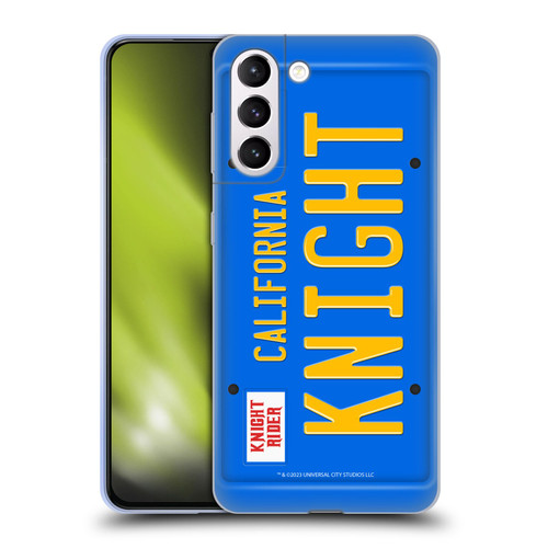 Knight Rider Graphics Plate Number Soft Gel Case for Samsung Galaxy S21+ 5G
