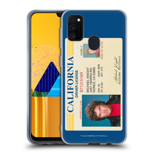 Knight Rider Graphics Driver's License Soft Gel Case for Samsung Galaxy M30s (2019)/M21 (2020)