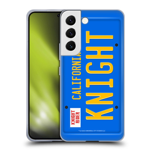 Knight Rider Graphics Plate Number Soft Gel Case for Samsung Galaxy S22 5G