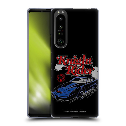 Knight Rider Graphics Kitt Retro Soft Gel Case for Sony Xperia 1 III