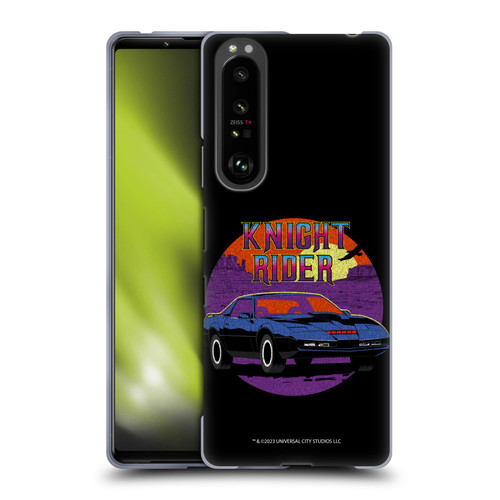 Knight Rider Graphics Kitt Vintage Soft Gel Case for Sony Xperia 1 III