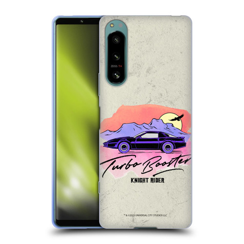 Knight Rider Graphics Turbo Booster Soft Gel Case for Sony Xperia 5 IV