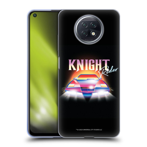 Knight Rider Graphics Kitt 80's Neon Soft Gel Case for Xiaomi Redmi Note 9T 5G