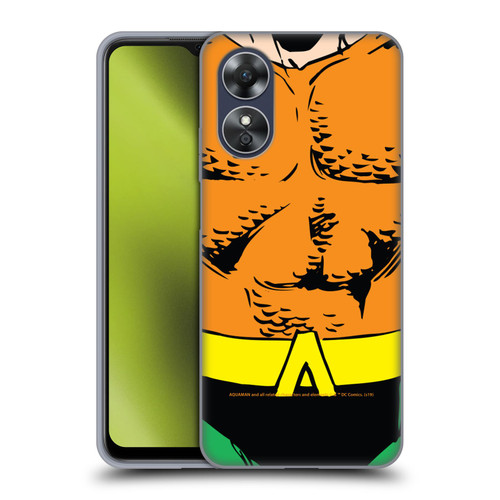 Aquaman DC Comics Logo Uniform Soft Gel Case for OPPO A17