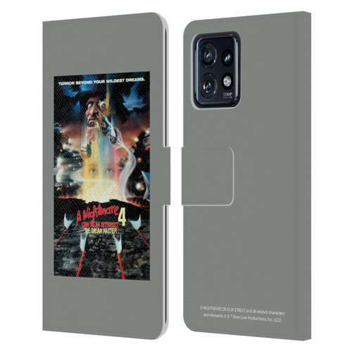 A Nightmare On Elm Street 4 The Dream Master Graphics Poster Leather Book Wallet Case Cover For Motorola Moto Edge 40 Pro
