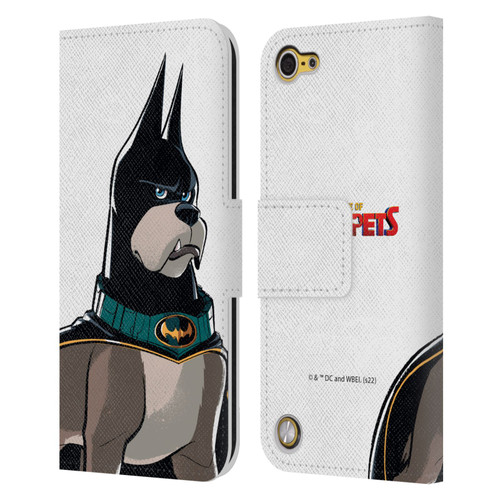DC League Of Super Pets Graphics Ace Leather Book Wallet Case Cover For Apple iPod Touch 5G 5th Gen